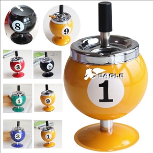 NO. 8 Ball Ashtray for Billiard Club Sport